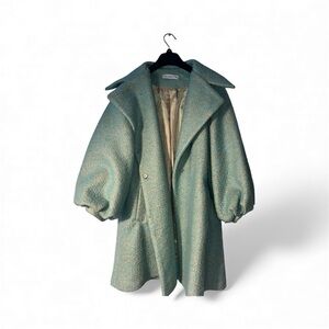 Elegant Women's Blue Coat